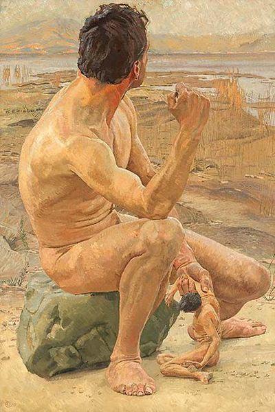 Otto Greiner Prometheus. oil painting image